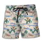 Tropical Aloha Summer Beach Shorts For Poolside Relaxation And Relaxed Holiday Style