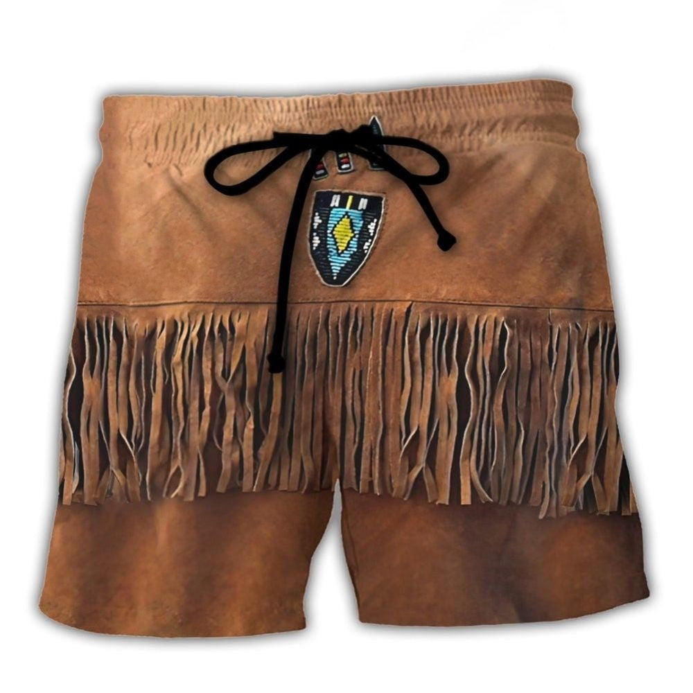 Santa Native Inspired Jacket Beach Shorts For Warm Weather Travel And Everyday Comfort