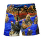 Holiday Bear Boat Beach Shorts For Resort Days And Memorable Gift Ideas