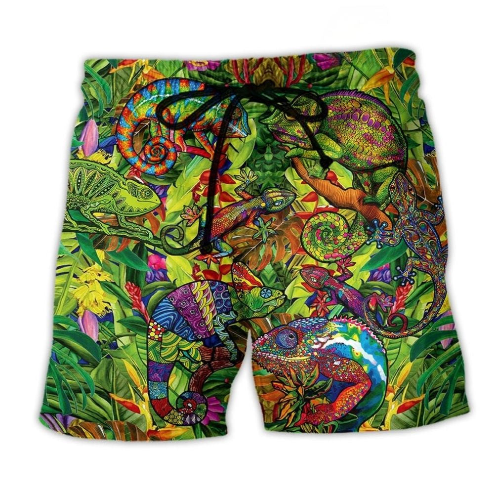 Lizard Pet Beach Shorts For Oceanfront Weekends And Flexible Everyday Wear