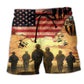 Veteran Sacrifice America Beach Shorts For Coastal Adventures And Weekend Casual Style