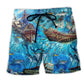 Sunken Ship Ocean Treasure Beach Shorts For Vacation Travel And Casual Outdoor Comfort