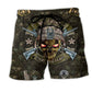 Veteran Strength Courage Beach Shorts For Coastal Road Trips And Distinctive Seasonal Style