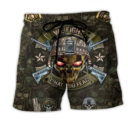Veteran Strength Courage Beach Shorts For Coastal Road Trips And Distinctive Seasonal Style