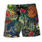 Music That Makes You Dream Beach Shorts Pattern View For Coastal Holidays And Casual Activities