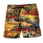 Train Journey Beach Shorts For Poolside Relaxation And Comfortable Daily Wear