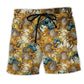 Sunflower Bee Nature Beach Shorts For Weekend Escapes And Travel Ready Comfort