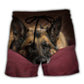 Sleepy German Shepherd Dog Beach Shorts For Holiday Cruises And Comfortable Resort Style