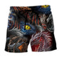 Dragon Eye Beach Shorts Print Detail For Coastal Adventures And Resort Trips
