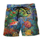 Turtle Turtley Ocean Beach Shorts For Sunny Day Getaways And Memorable Gift Ideas