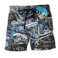 Motorcycle Freedom Beach Shorts For Warm Weather Outings And Relaxed Holiday Style
