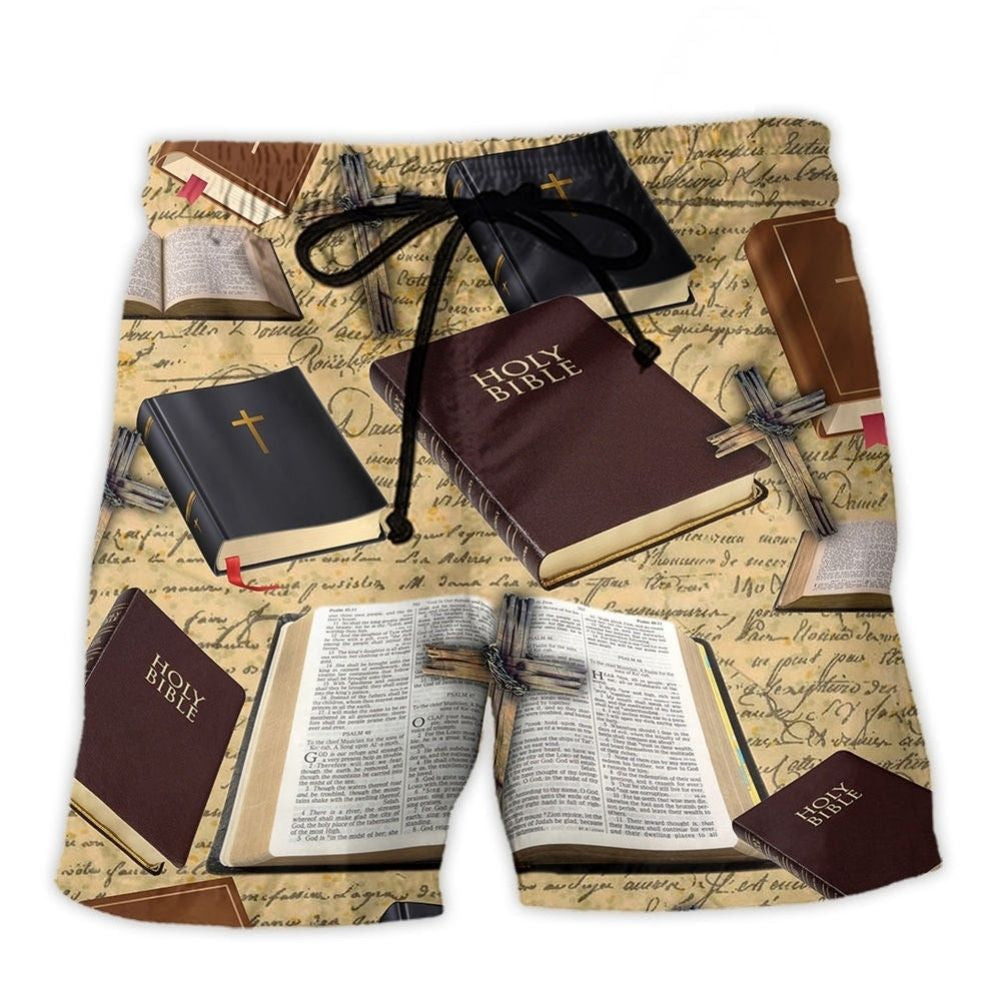 Faith Bible Inspirational Beach Shorts For Sunny Day Getaways And Everyday Comfort