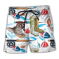 Fishing Lifestyle Cool Outdoor Beach Shorts Print View For Coastal Escapes And Casual Outings