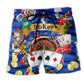 Poker Gambling Play Beach Shorts For Summer Festivals And Thoughtful Gift Giving