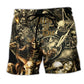 Motorcycle Modern Beach Shorts For Summer Vacation And Coastal Travel