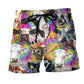 Cow Easily Distracted By Humor Cows Beach Shorts For Animal Lovers And Summer Vacation Style