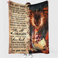 Dragon To My Son This Old Flannel Blanket For Cozy Bedroom Sofa Decor