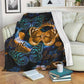 Multiple Sclerosis Awareness Flannel Blanket For Cozy Bedroom Sofa Decor