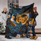 Multiple Sclerosis Awareness Flannel Blanket For Cozy Bedroom Sofa Decor