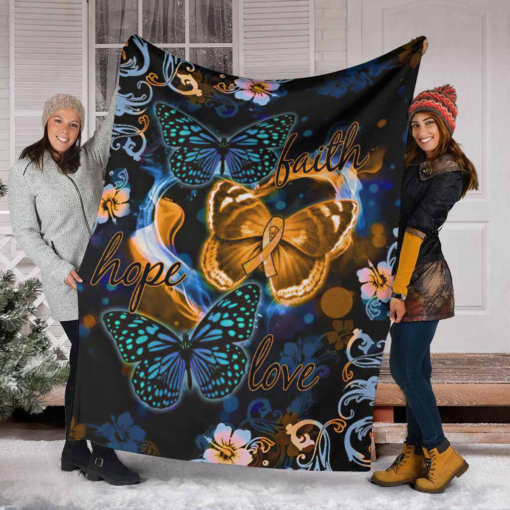 Multiple Sclerosis Awareness Flannel Blanket For Cozy Bedroom Sofa Decor