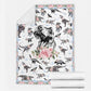 Dinosaur Floral Flannel Blanket For Cozy Bedroom Sofa Decor