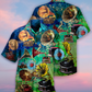 Gramophone Hawaiian Shirt With Detailed Graphic For Summer Travel Coastal Events And Thoughtful Gift Giving