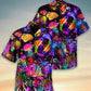 Rainbow Fish Hawaiian Shirt For Vacation Days And Relaxed Coastal Outings