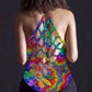 Hippie Soul Color Peaceful Hollow Tank Top For Active Days And Vacation Wear