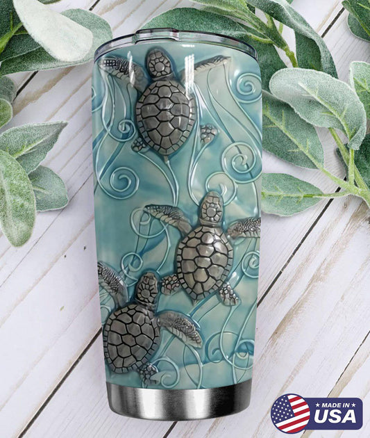 Turtle Lover 20 Oz Tumbler For Coffee Travel And Daily Drinks