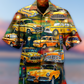 Vintage Classic Car Hawaiian Shirt With All Over Print For Coastal Vacations Warm Weather Events And Daily Style