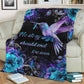 Hope Awareness Dragonfly Flannel Blanket For Cozy Bedroom Sofa Decor