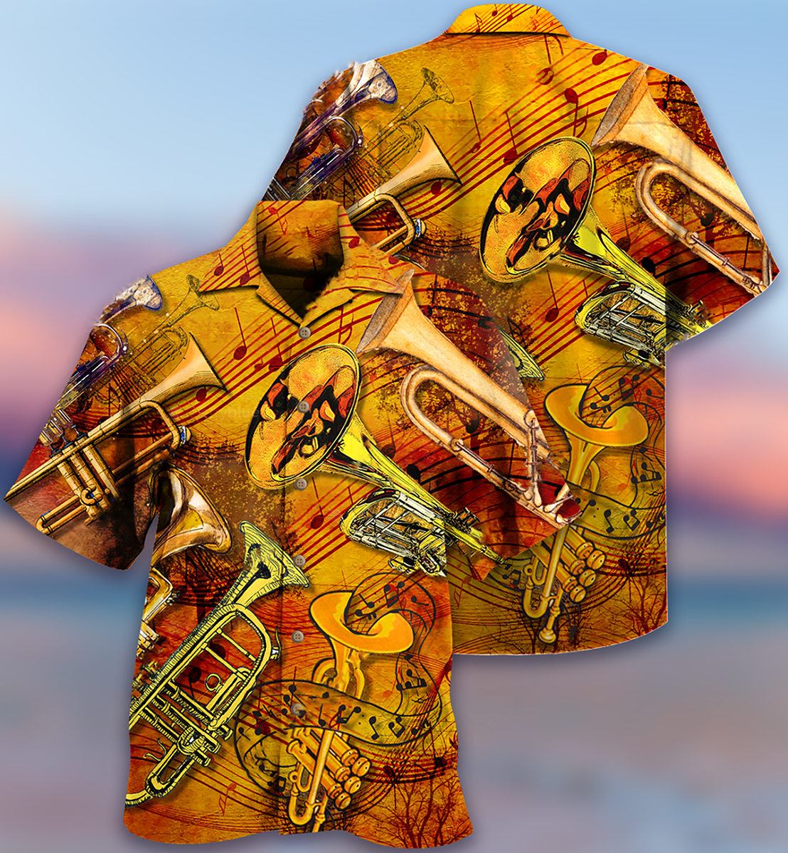 Saxophone Music Happiness Amazing Hawaiian Shirt For Coastal Adventures And Warm Weather Wear