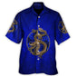 Colorful Dragon Navy Hawaiian Shirt Artwork View For Coastal Travel