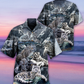 Veteran Creative Pattern Hawaiian Shirt Design View For Coastal Travel