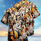 Music Melody Hawaiian Shirt Artwork Detail For Resort Trips And Outdoor Activities