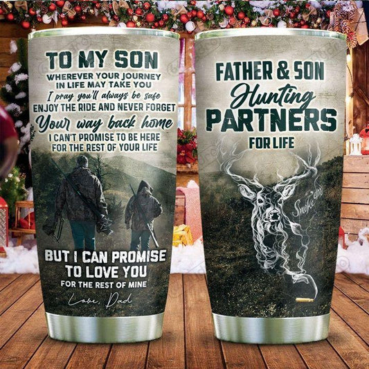 Hunting Love Deer 20 Oz Tumbler For Coffee Travel And Daily Drinks