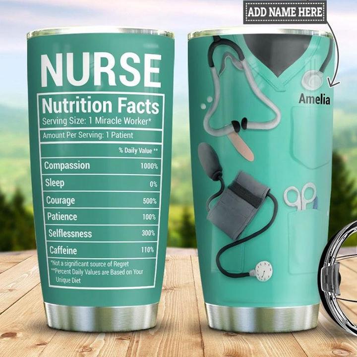 Nurse Lover Personalized 20 Oz Tumbler For Coffee Travel And Daily Drinks