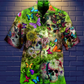 Skull Butterfly Hawaiian Shirt Pattern View For Lightweight Everyday Style