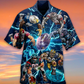 Rugby Hawaiian Shirt With All Over Print For Summer Travel Coastal Events And Thoughtful Gift Giving