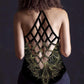 Hippie Moon Sun Peaceful Soul Hollow Tank Top For Yoga Workouts And Festival Wear