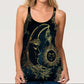 Hippie Moon Sun Peaceful Soul Hollow Tank Top For Yoga Workouts And Festival Wear