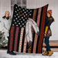Native American Flag Native American Flannel Blanket For Cozy Bedroom Sofa Decor