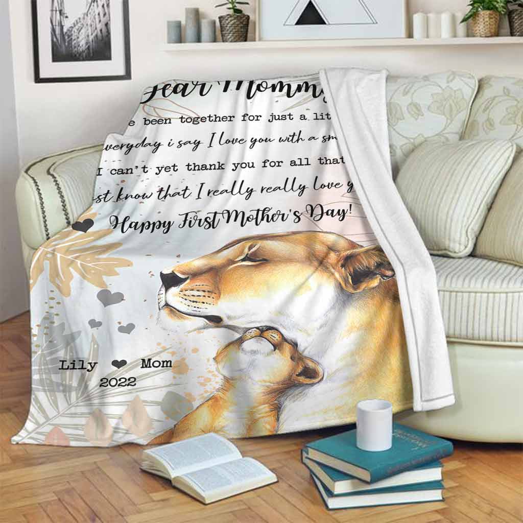 Lion Forever And Ever Personalized Flannel Blanket For Cozy Bedroom Sofa Decor