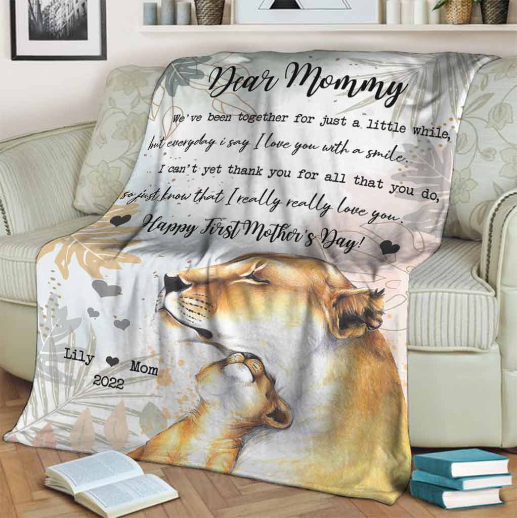 Lion Forever And Ever Personalized Flannel Blanket For Cozy Bedroom Sofa Decor