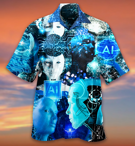 Island Christmas Santa Beach Hawaiian Shirt Collar And Front View For Coastal Travel