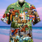 Funny Horse Hawaiian Shirt Artwork Detail For Tropical Trips And Casual Outings
