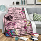 Breast Cancer Awareness Butterfly Flannel Blanket For Cozy Bedroom Sofa Decor