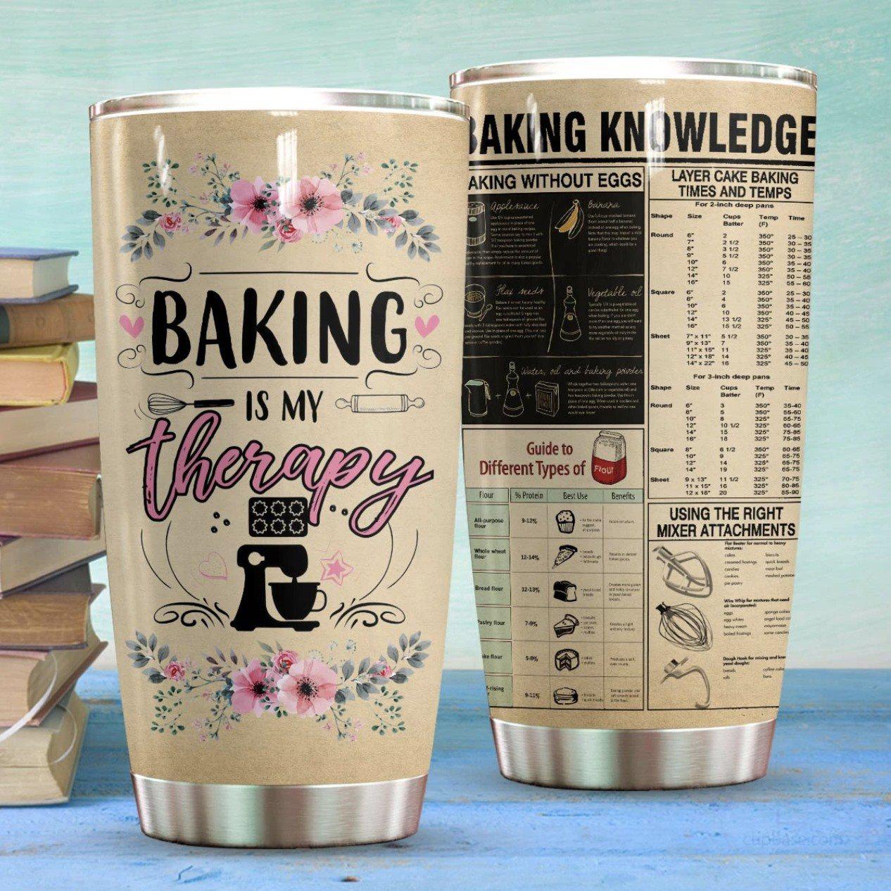 Baking Lover 20 Oz Tumbler For Coffee Travel And Daily Drinks