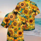 Sunflower Peace Hawaiian Shirt For Coastal Adventures And Warm Weather Wear