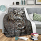 Dragon Protects Your Life Flannel Blanket For Cozy Bedroom Sofa Decor